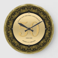 Gold & Black mandala 50 Wedding Anniversary
