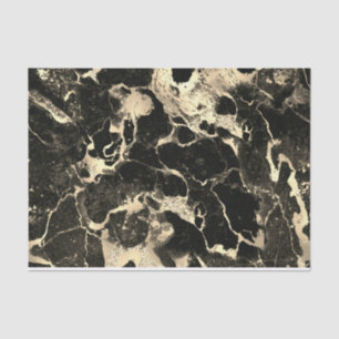 Gold & Black Marble 2, Gift Bag Stuffing Tissue Paper
