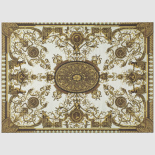 Gold & Black Ornamental Decoupage Paper