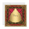 Gold Black Red retro Invitation