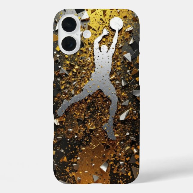  Gold & Black Slam  Case-Mate iPhone Case (Back)