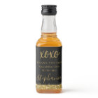 Gold Black XOXO Thank You Personalised