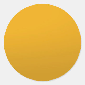 Gold Blank TEMPLATE : Add text, image, fill colour Classic Round Sticker
