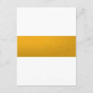 Gold Blank TEMPLATE : Add text, image, fill colour Postcard