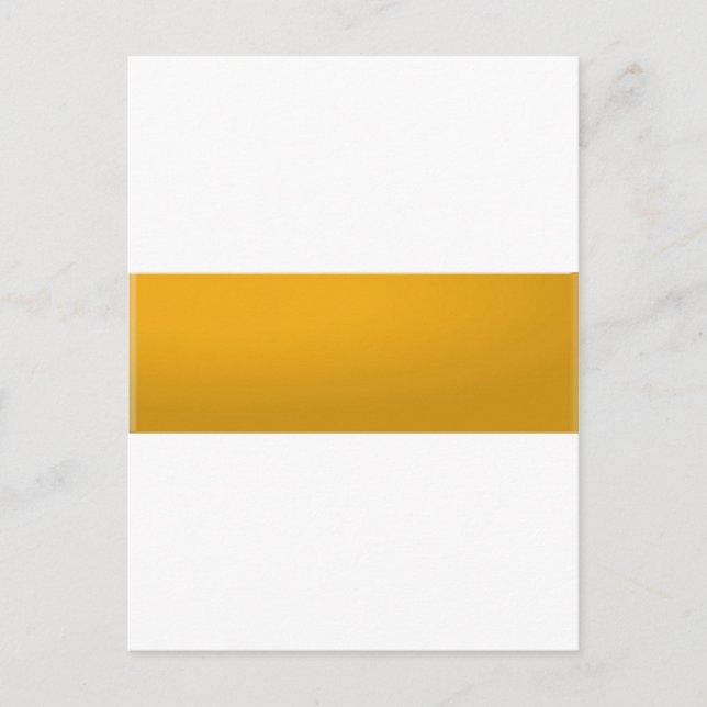 Gold Blank TEMPLATE : Add text, image, fill colour Postcard (Front)