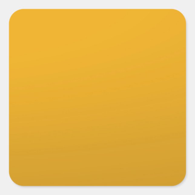 Gold Blank TEMPLATE : Add text, image, fill colour Square Sticker (Front)