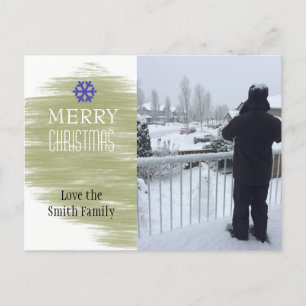 Gold Blend Holiday Photo Card