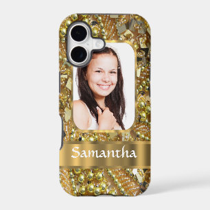 Gold bling photo background