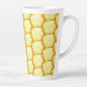 gold blocks latte mug