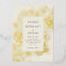 Gold Blooms  Foil Invitation