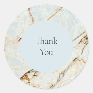 Gold & Blue Agate Thank You Envelope Seal
