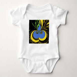 Gold Blue Baby Bodysuit