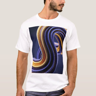 Gold blue chantilly t-shirt