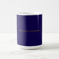 Gold & Blue Color Professional Plain Modern