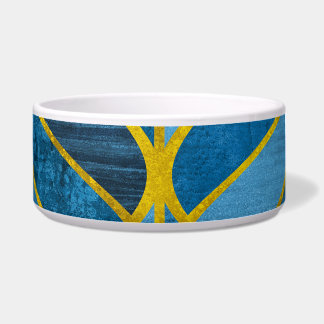 Gold Blue Grunge Pattern