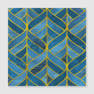 Gold Blue Grunge Pattern