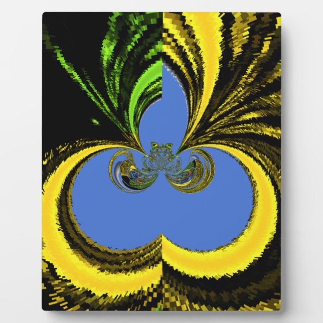 Gold Blue Plaque (Front)