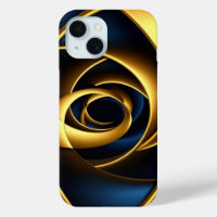 gold blue spiral abstract vortex pattern luxury ge