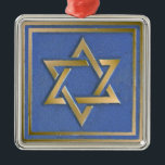 Gold Blue Star of David Art Panel  Metal Tree Decoration<br><div class="desc">You are viewing The Lee Hiller Photography Art and Designs Collection of Home and Office Decor,  Apparel,  Gifts and Collectibles. The Designs include Lee Hiller Photography and Mixed Media Digital Art Collection. You can view her Nature photography at http://HikeOurPlanet.com/ and follow her hiking blog within Hot Springs National Park.</div>