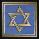 Gold Blue Star of David Art Panel Poster<br><div class="desc">You are viewing The Lee Hiller Photography Art and Designs Collection of Home and Office Decor,  Apparel,  Gifts and Collectibles. The Designs include Lee Hiller Photography and Mixed Media Digital Art Collection. You can view her Nature photography at http://HikeOurPlanet.com/ and follow her hiking blog within Hot Springs National Park.</div>