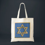 Gold Blue Star of David Art Panel Tote Bag<br><div class="desc">You are viewing The Lee Hiller Photography Art and Designs Collection of Home and Office Decor,  Apparel,  Gifts and Collectibles. The Designs include Lee Hiller Photography and Mixed Media Digital Art Collection. You can view her Nature photography at http://HikeOurPlanet.com/ and follow her hiking blog within Hot Springs National Park.</div>