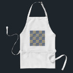 Gold Blue Star of David Art Panels Standard Apron<br><div class="desc">You are viewing The Lee Hiller Designs Collection of Home and Office Decor,  Apparel,  Gifts and Collectibles. The Designs include Lee Hiller Photography and Mixed Media Digital Art Collection. You can view her Nature photography at http://HikeOurPlanet.com/ and follow her hiking blog within Hot Springs National Park.</div>