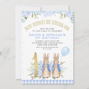 Peter Rabbit, Boy Baby Shower Invitation