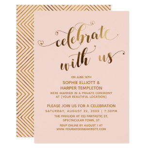 post reception wedding invitations zazzle co uk