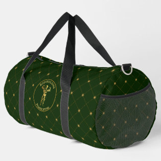 Gold Bodybuilding and Powerlifting Duffle Bag