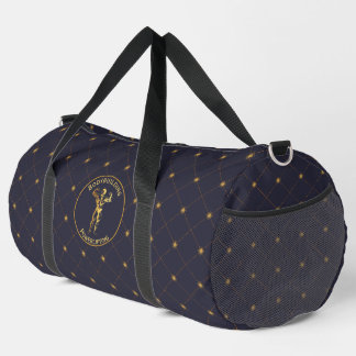 Gold Bodybuilding and Powerlifting Duffle Bag