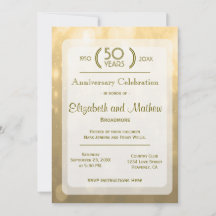Gold Bokeh | 50th Anniversary