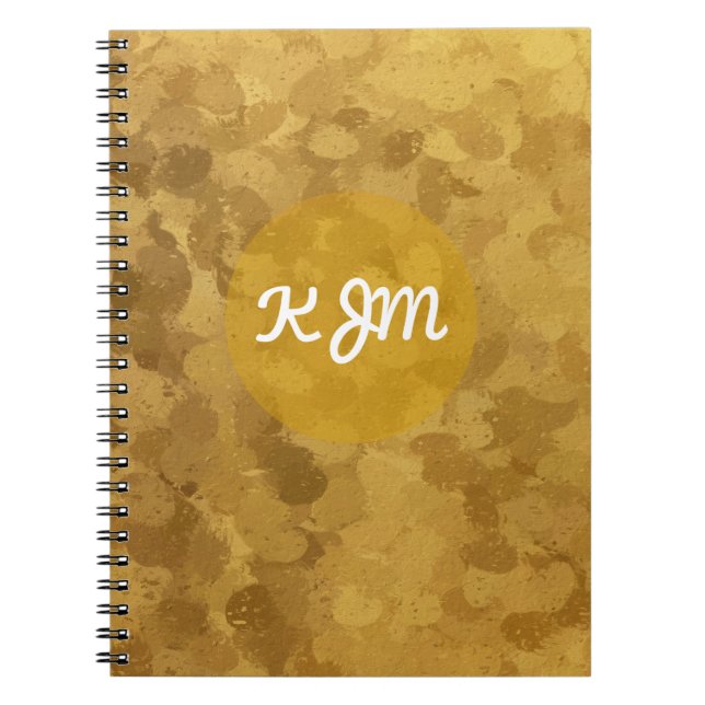 Gold Bokeh Notebook (Front)