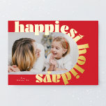 gold bold typography & red arch photo christmas foil holiday card<br><div class="desc">***please message me for matching designs*** _______________________ the design in this template are fully editable / customisable by you the customer - click personalise further button if you wish to move, add, delete, or make significant changes to the design _______________________ *if you have any DESIGN questions or need more designs...</div>