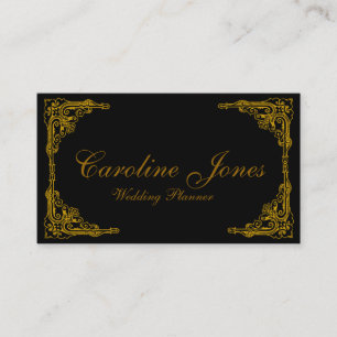 Gold Border Business Card