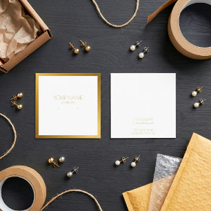 Gold border earring holder