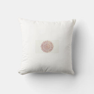 Gold Botanical Mandala Mug   Floral Geometric Coff Cushion