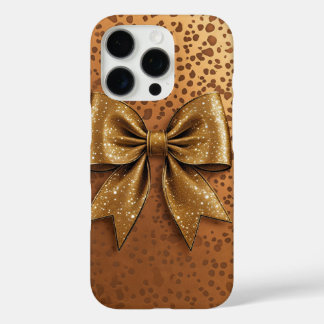 Gold Bow  iPhone 16 Pro Case