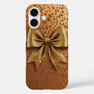 Gold Bow  iPhone 16 Case