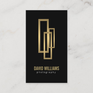 Gold Boxes Professional, Elegant Business Card