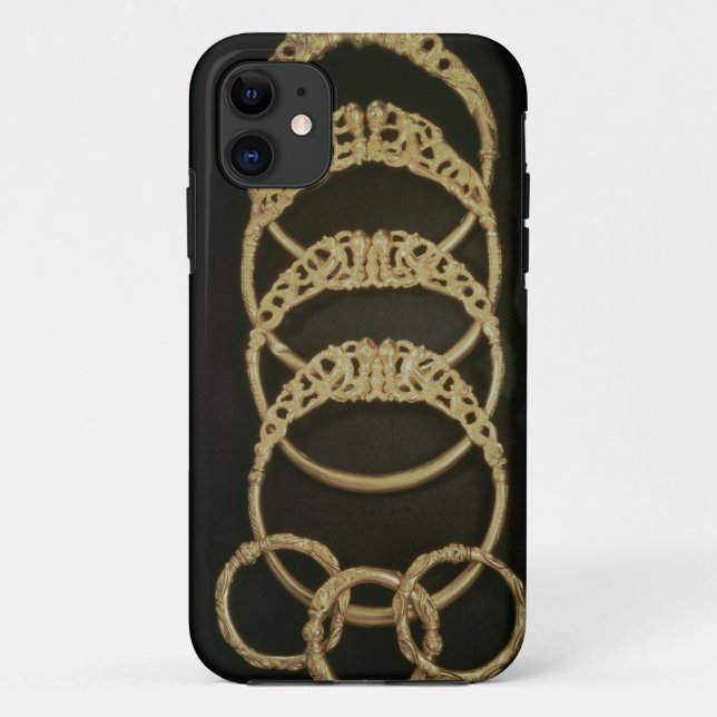 Gold Bracelets from the Ertsfield Treasure, 4th ce Case-Mate iPhone Case (Back)