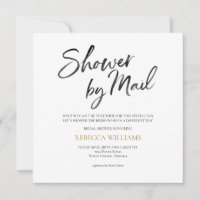 Gold Bridal Shower by Mail