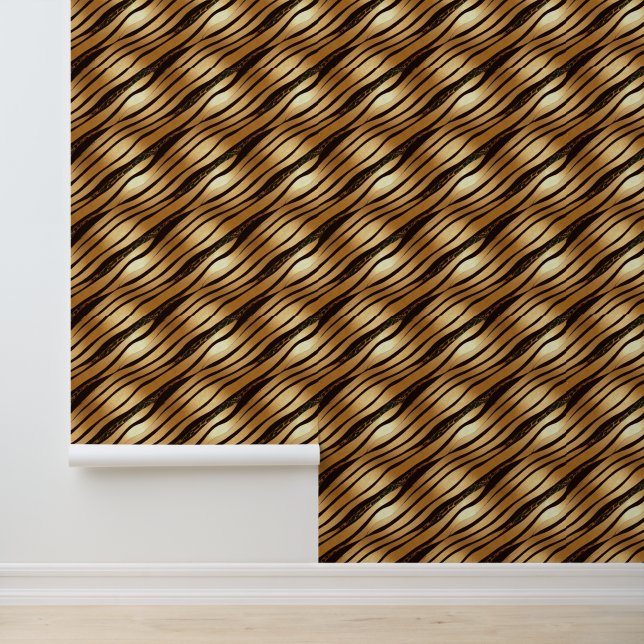Gold Brown Leopard Animal  Wallpaper (Application)