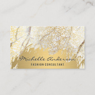Gold Brushed   Gold Texture   Marble Background Business Card