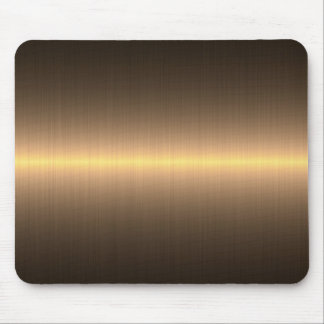 gold brushed metal mouse mat