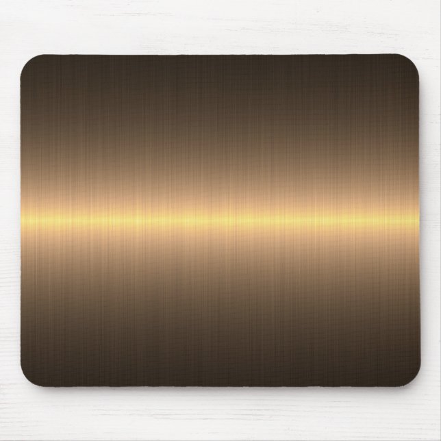 gold brushed metal mouse mat (Front)