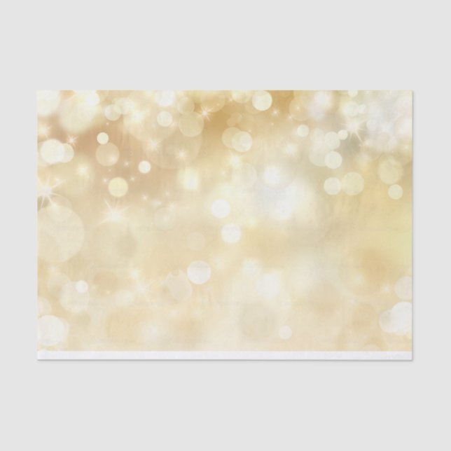 Gold Bubble Tissue Paper Sheets (Front)