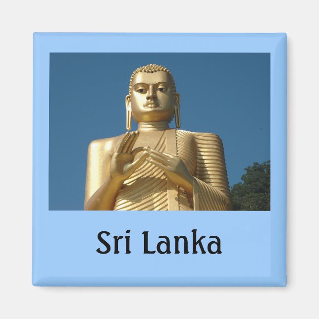 Gold Buddha Image Magnet (Front)