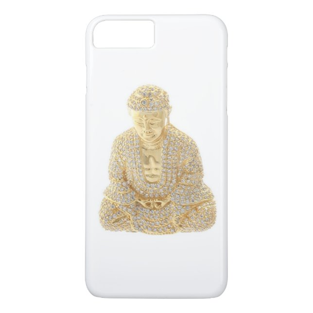 Gold Buddha Rhinestone Case-Mate iPhone Case (Back)