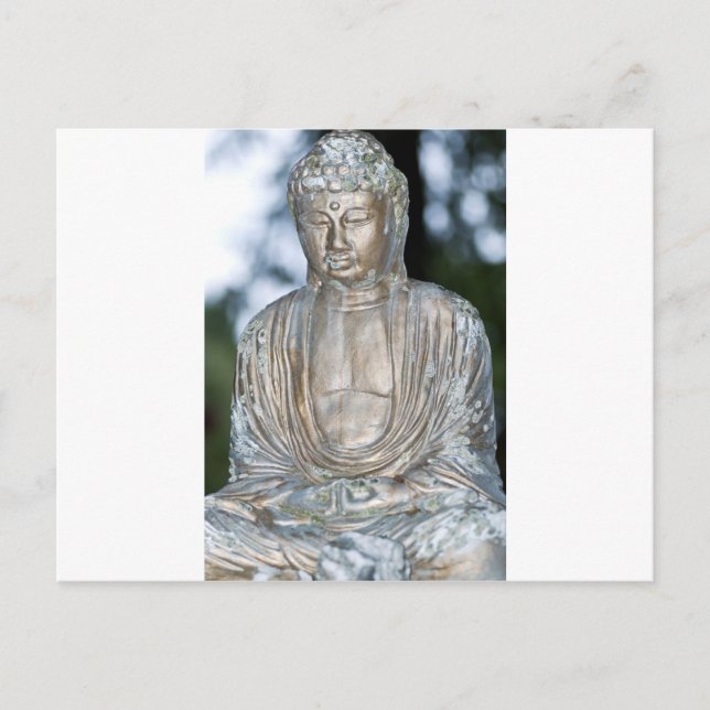 Gold Buddha Statue Postcard (Front)
