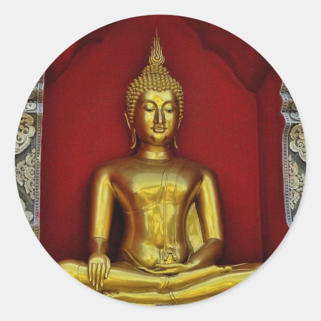 Gold Buddha Sticker (Front)